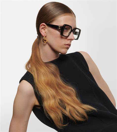 celine square eyeglasses.